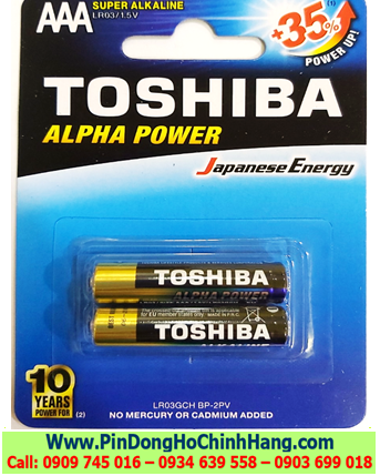 Pin AAA Toshiba Alpha LR03GCH